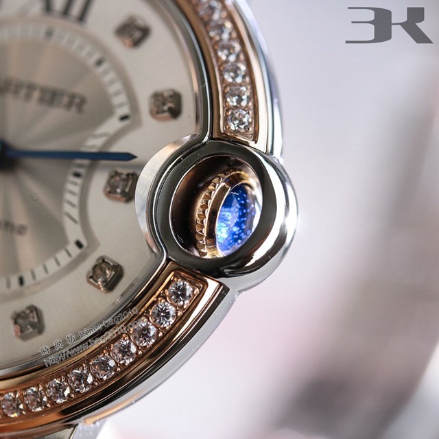 卡地亞女士手錶 Cartier經典款3K廠藍氣球 BallonBleuDe系列腕表  gjs2161